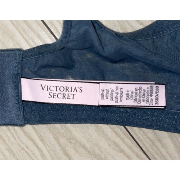 Victorias Secret Dream Angels Push Up Without Padding Bra Lace UW Womens 36DD - Picture 6 of 6